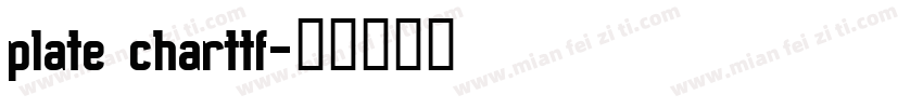 plate charttf字体转换